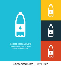 Vector illustration of water bottle icon