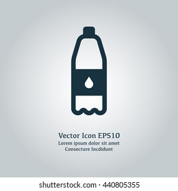 Vector illustration of water bottle icon