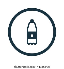 Vector illustration of water bottle icon