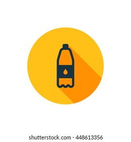 Vector illustration of water bottle icon