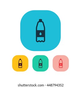 Vector illustration of water bottle icon