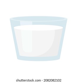 vector illustration of water in a bowl