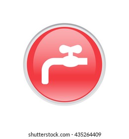 Vector illustration of water crane icon