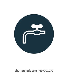 Vector illustration of water crane icon