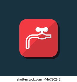 Vector illustration of water crane icon