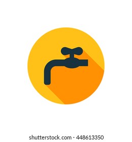 Vector illustration of water crane icon