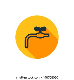 Vector illustration of water crane icon