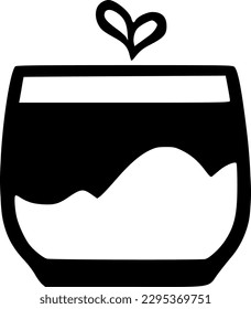 vector illustration of water drink icon