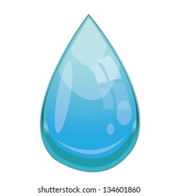 Vector illustration of water drop