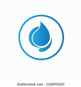 vector illustration water drop icon desnig template