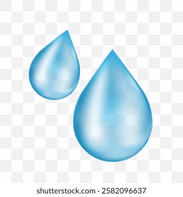 Vector illustration water drop isolated