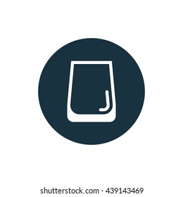 Vector illustration of water glass icon