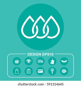 Vector Illustration Water Icon