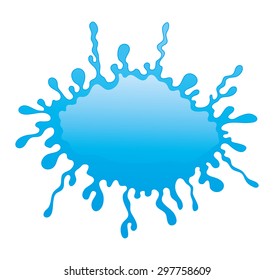 Vector illustration. Water splash.