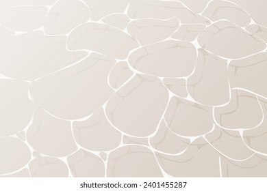 
Vector illustration of water surface  - water patterns and ripples
