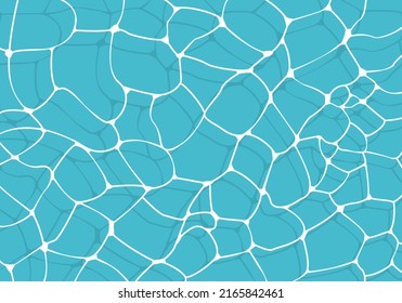 Vector Illustration Water Surface Texture Stock Vector (Royalty Free ...