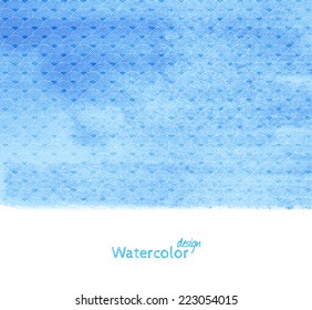 Vector illustration of Watercolor  