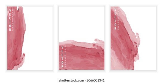 Vector illustration of a watercolor abstract pattern. background minimal dynamic cover design.