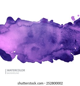 Vector Illustration of a Watercolor Background