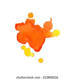 Vector Illustration of a Watercolor Background
