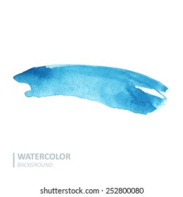 Vector Illustration of a Watercolor Background