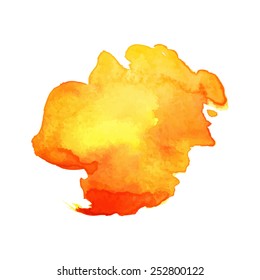 Vector Illustration of a Watercolor Background