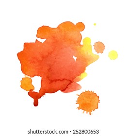 Vector Illustration of a Watercolor Background