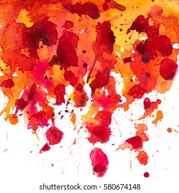 Vector illustration watercolor background
