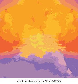 Vector Illustration : Watercolor background for textures and backgrounds