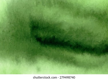 Vector illustration with watercolor background for your design