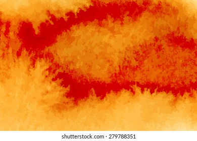Vector illustration with watercolor background for your design