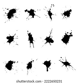 Ilustración vectorial de las manchas acuáticas