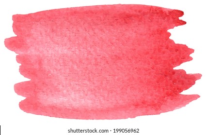 vector illustration of a watercolor brushstroke