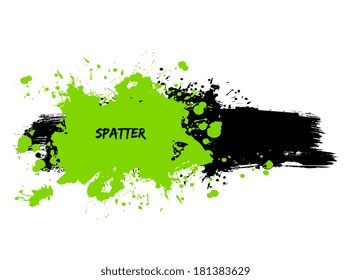 Vector illustration of Watercolor design