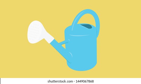 Vector Illustration of a Watering Can