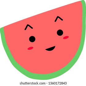 Vector illustration watermelon