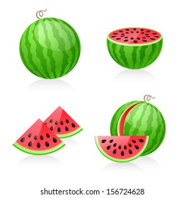 Vector illustration of watermelon