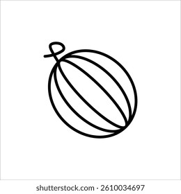 vector illustration of a watermelon
