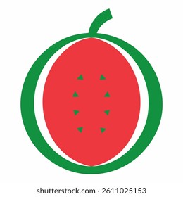 vector illustration of an watermelon