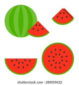 Vector illustration of watermelon