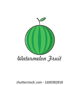 vector illustration watermelon fruit icon flat design