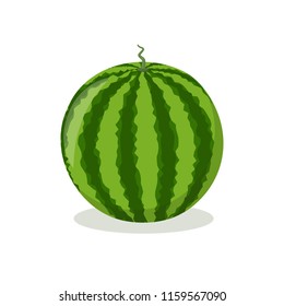 Vector illustration. Watermelon Icon.