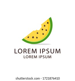Ilustración vectorial del logotipo de la sandía