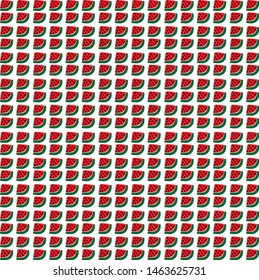 Vector illustration of watermelon pattern