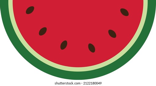 Vector Illustration Of Watermelon Png 