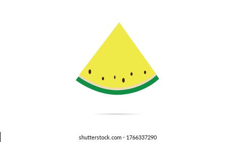 Vector illustration of a watermelon wedge.Eps 10 icon