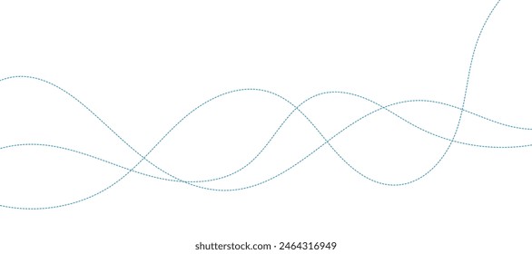 Vector illustration of wave lines. EPS10