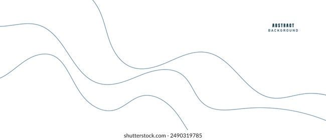 Vector illustration of wave lines. EPS10
