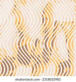 Vector illustration of wavy lines