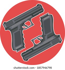 Vector illustration of a weapon, can be used according to your design needs.